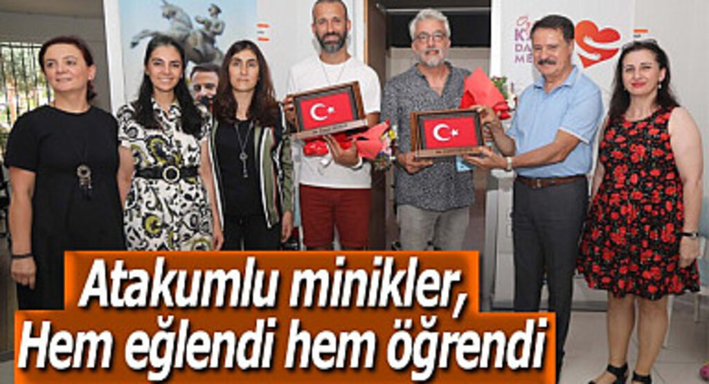 Atakumlu minikler, hem eğlendi hem öğrendi