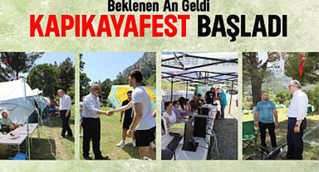 Beklenen an geldi Kapıkayafest başladı