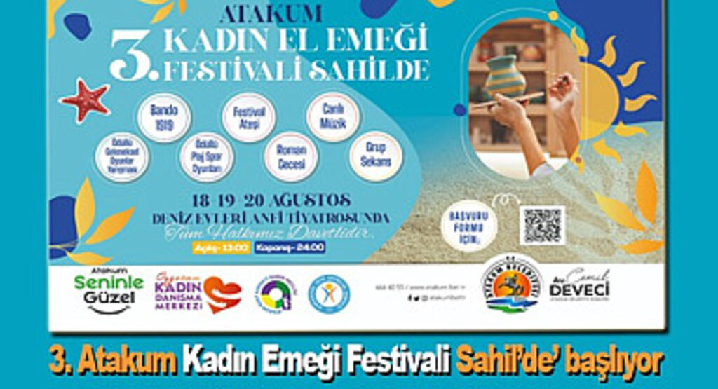 3. Atakum Kadın Emeği Festivali Sahil'de başlıyor