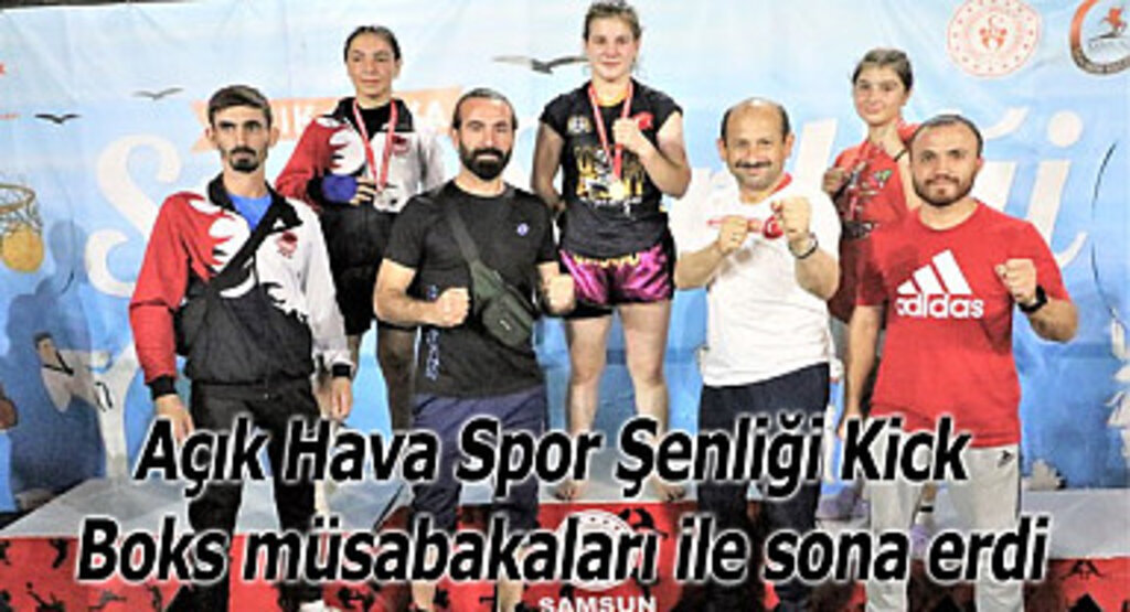Açık Hava Spor Şenliği Kick Boks müsabakaları ile sona erdi