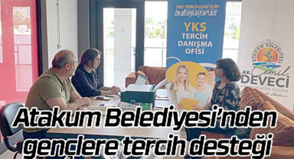 Atakum Belediyesi’nden gençlere tercih desteği