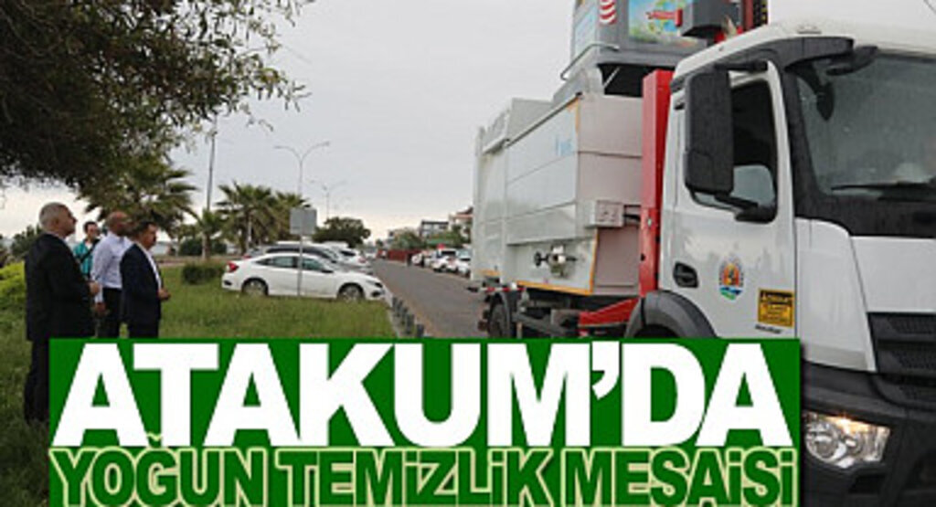 Atakum’da yoğun temizlik mesaisi