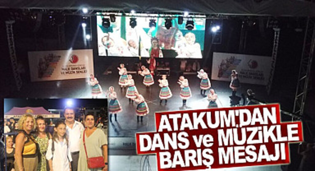 Atakum'dan dans ve müzikle barış mesajı