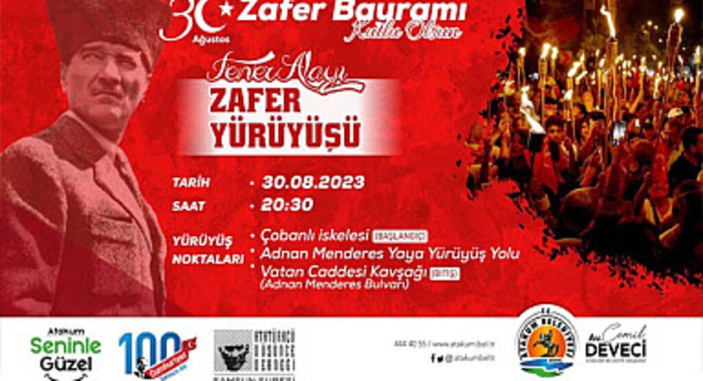 Atakum’dan Zafer Bayramı coşkusu taşacak
