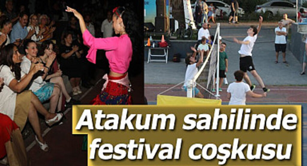 Atakum sahilinde festival coşkusu