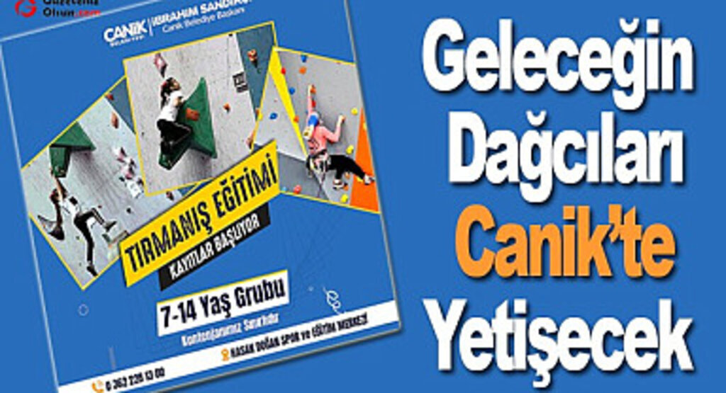 Canik Belediyesi çocuklara özel Tırmanış Eğitimi düzenliyor