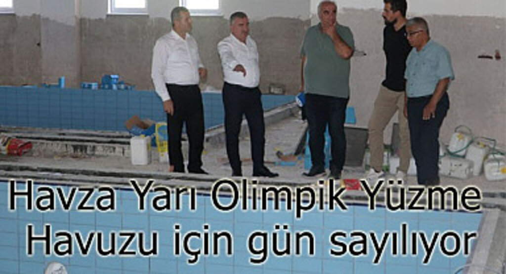 Havza Yarı Olimpik Yüzme Havuzu için gün sayılıyor