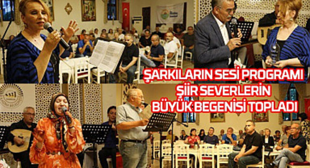 İlkadım Belediyesi'nden Şarkıların Sesi adlı şiir dinletisi programı