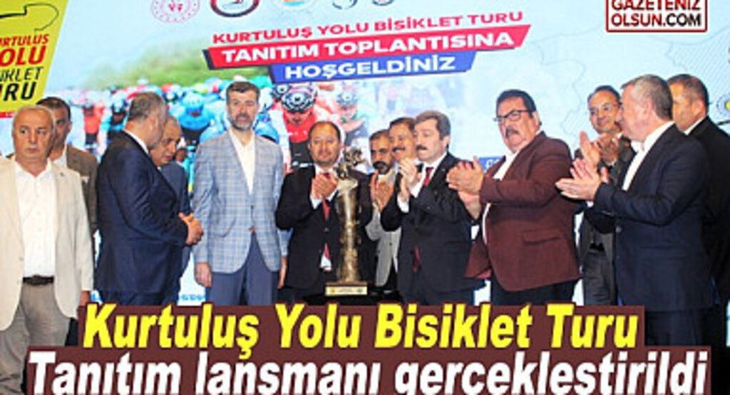 Kurtuluş Yolu Bisiklet Turu tanıtım lansmanı gerçekleştirildi