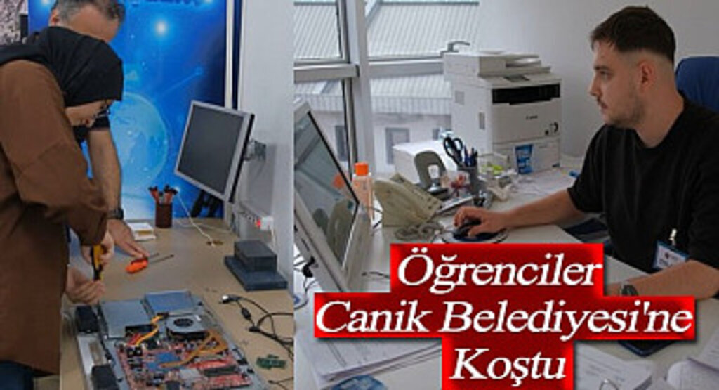 Öğrenciler Canik Belediyesi'ne Koştu