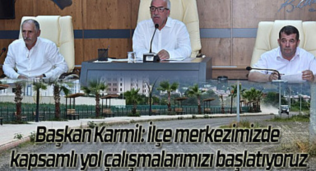 Tekkeköy İlçesi'nde kapsamlı yol çalışmaları başlıyor