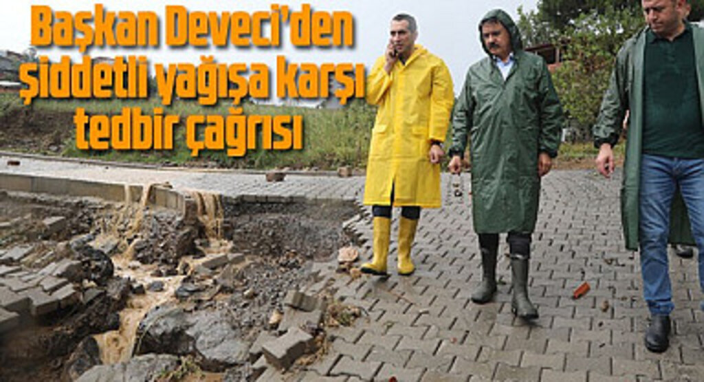 Atakum Belediyesi’nden şiddetli yağış alarmı