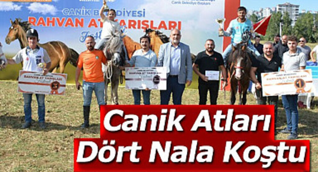 Canik Atları Dört Nala Koştu