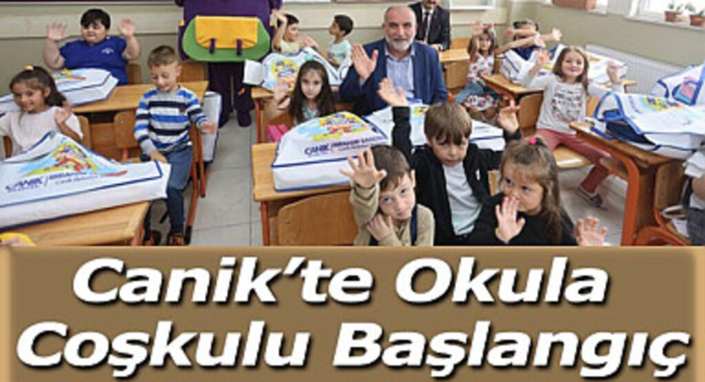 Canik’te Okula Coşkulu Başlangıç
