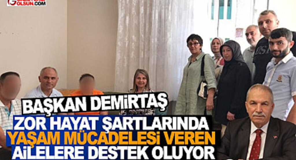 İlkadım Belediyesi Zor Şartlarda Yaşayan Ailelere Desteğini Sürdürüyor