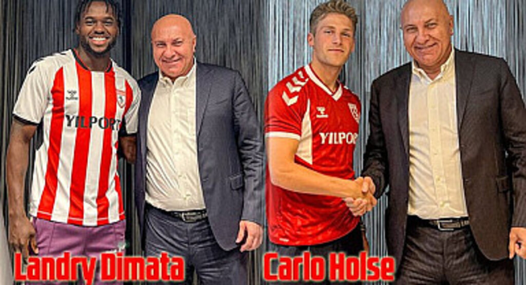 Landry Dimata ve Carlo Holse Samsunspor'da