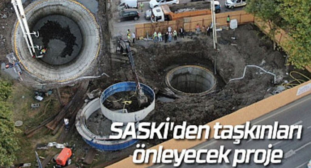 Samsun'da selleri önlemek için Yağmursuyu Keson Terfi Merkezi inşa ediliyor