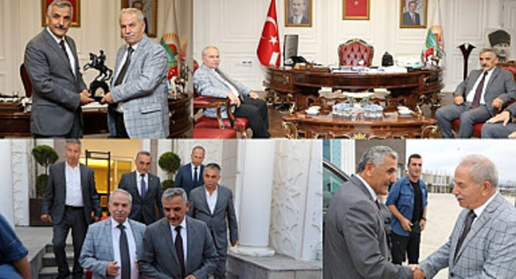 Samsun eski Valisi Kaymak Başkan Demirtaş'ı ziyaret etti