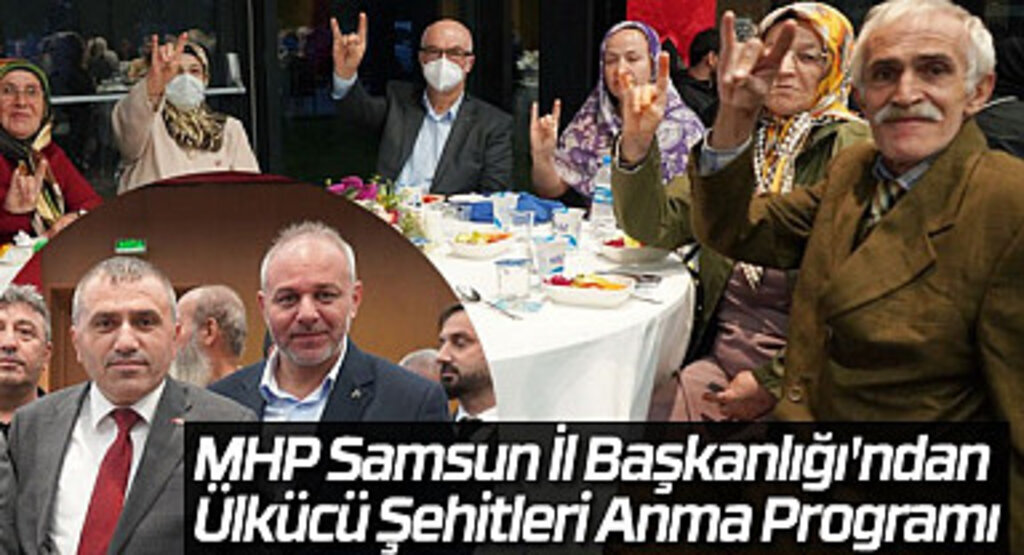 Ülkücü Şehitler Samsun'da anıldı