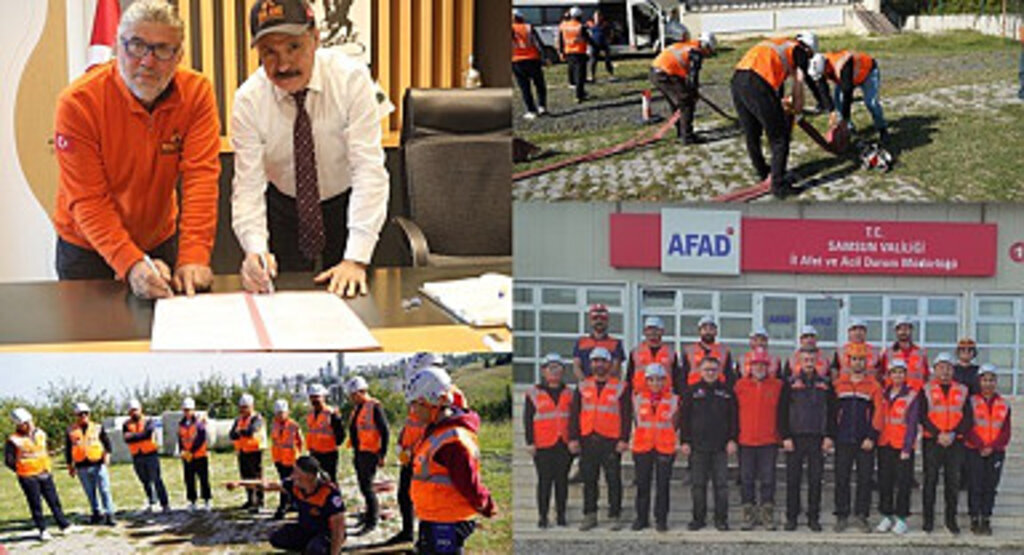 Atakum’un afet gönüllüleri eğitimlerini başarıyla tamamladı