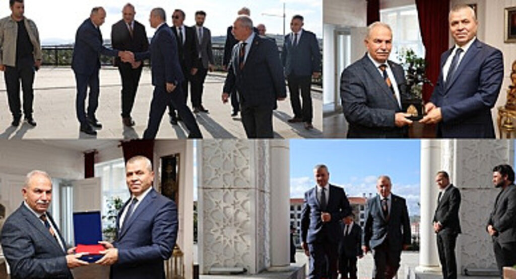 Başkan Demirtaş Kaymakam Demir'e projelerini anlattı