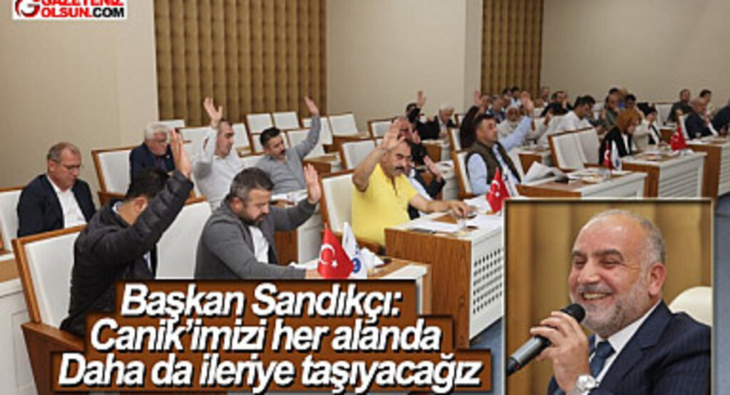 Canik Belediye Meclisi Ekim Ayı Açılış Toplantısı gerçekleşti