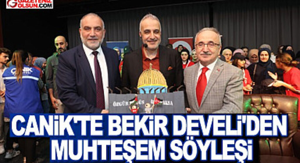 Canik Belediyesi Yapımcı ve Yazar Bekir Develi’yi vatandaşlarla buluşturdu