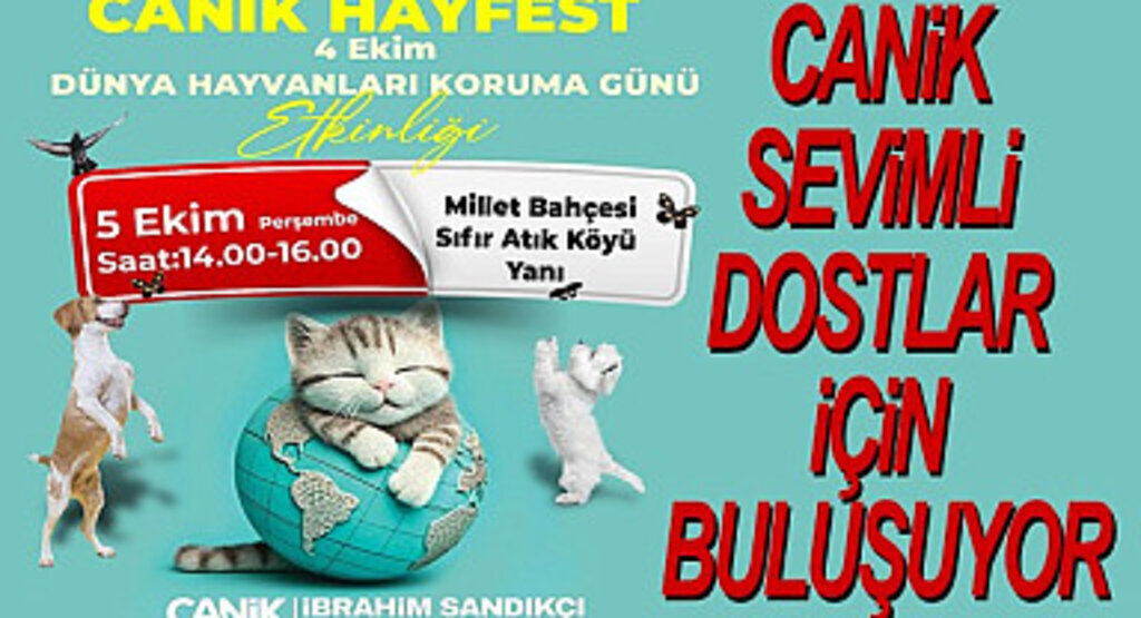 Canik Sevimli Dostlar İçin Buluşuyor 