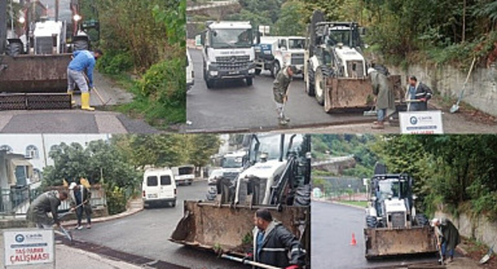 Canik’te Sağanak Yağışa Karşı Yoğun Çalışma