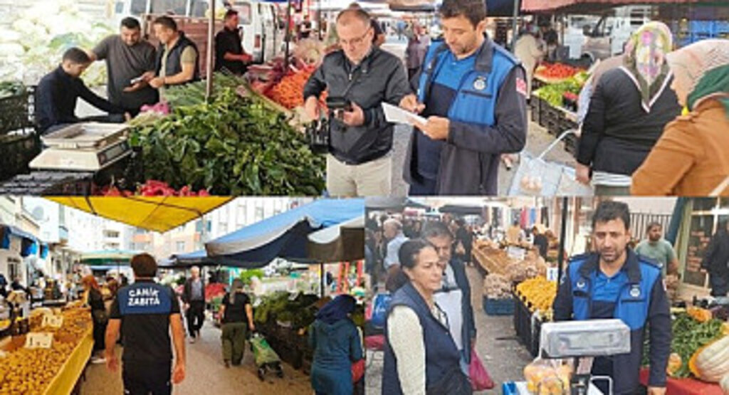 Canik’te Semt Pazarları Denetim Altında
