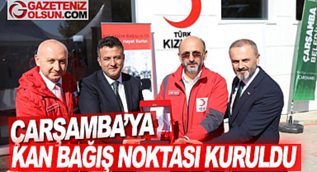 Çarşamba'ya Kan Bağış Noktası Kuruldu