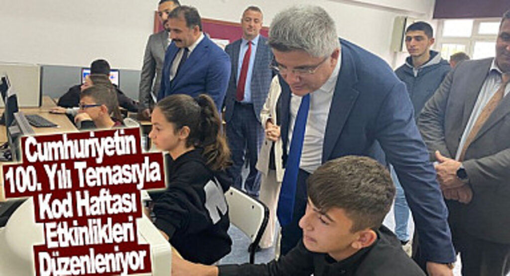 Cumhuriyetin 100. Yılı Temasıyla Kod Haftası Etkinlikleri Düzenleniyor