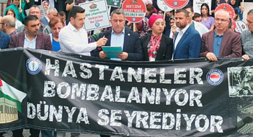 Sağlık-Sen Samsun Teşkilatı Filistin için ayakta