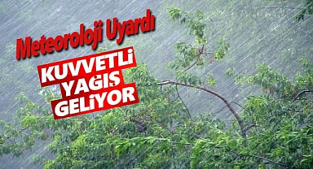 Samsun'da Kuvvetli Yağış ve Fırtına Bekleniyor