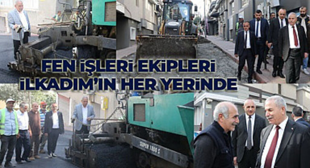 Başkan Demirtaş saha çalışmalarını yerinde inceliyor