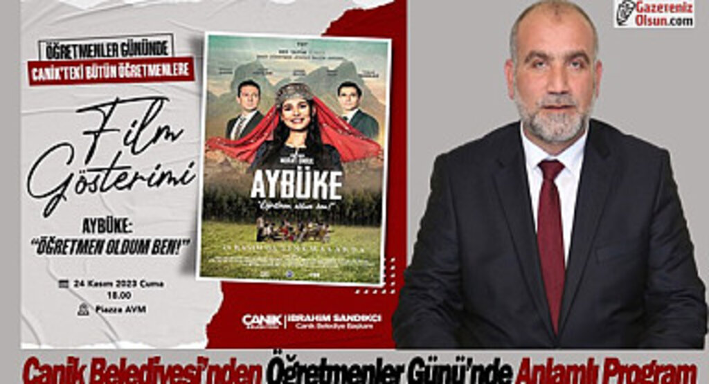 Canik Belediyesi’nden Öğretmenler Günü’nde Anlamlı Program