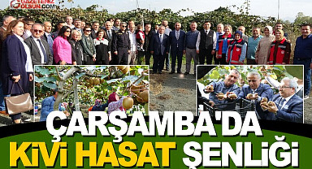 Çarşamba’da Kivi Hasat Etkinliği Yapıldı