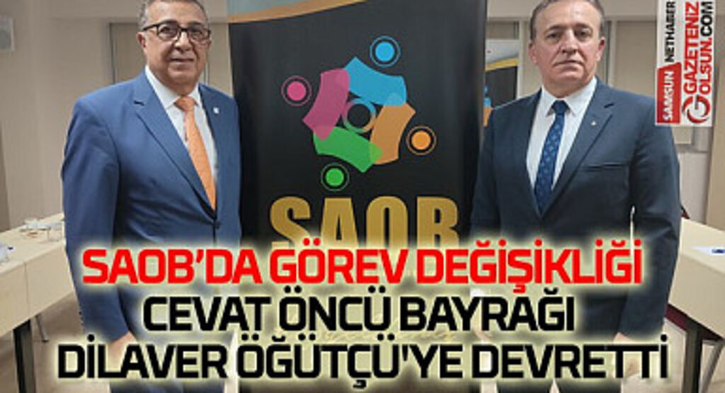 Cevat Öncü bayrağı Dilaver Öğütçü'ye devretti