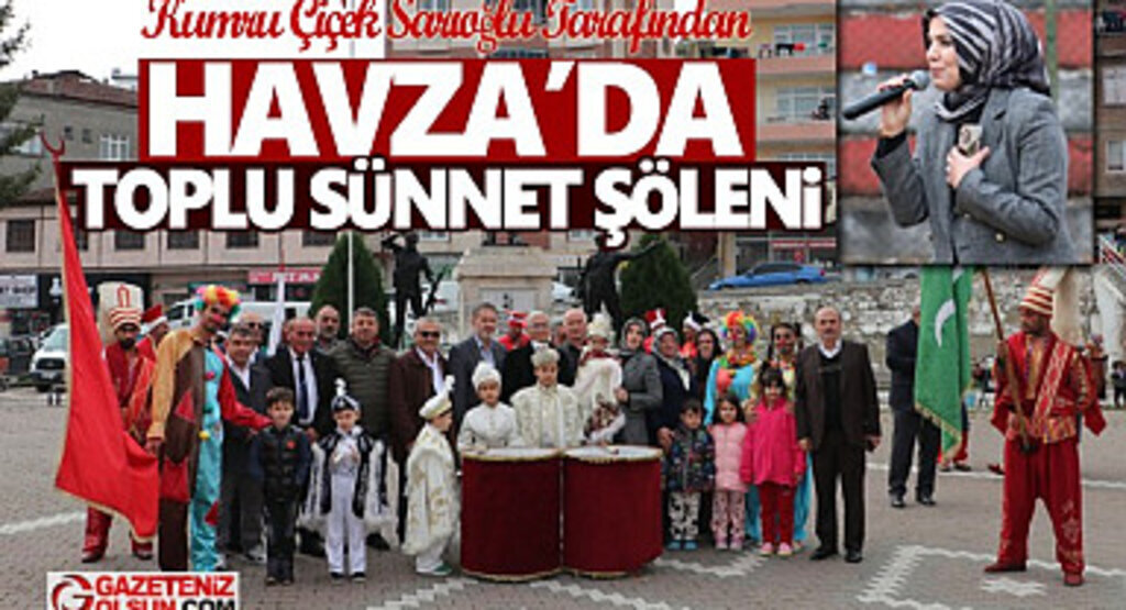 Havza'da mehterli sünnet şöleni yapıldı