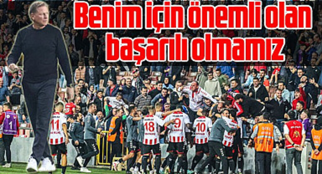 Samsunsporlu Markus Gisdol: 3 puan aldığımız için mutluyum