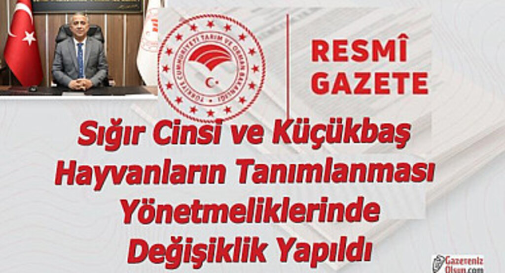 Sığır Cinsi ve Küçükbaş Hayvanların Tanımlanması Yönetmeliklerinde Değişiklik Yapıldı