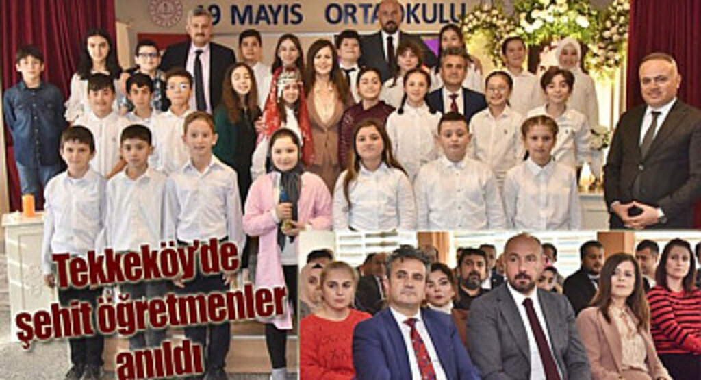 Tekkeköy’de şehit öğretmenler anıldı
