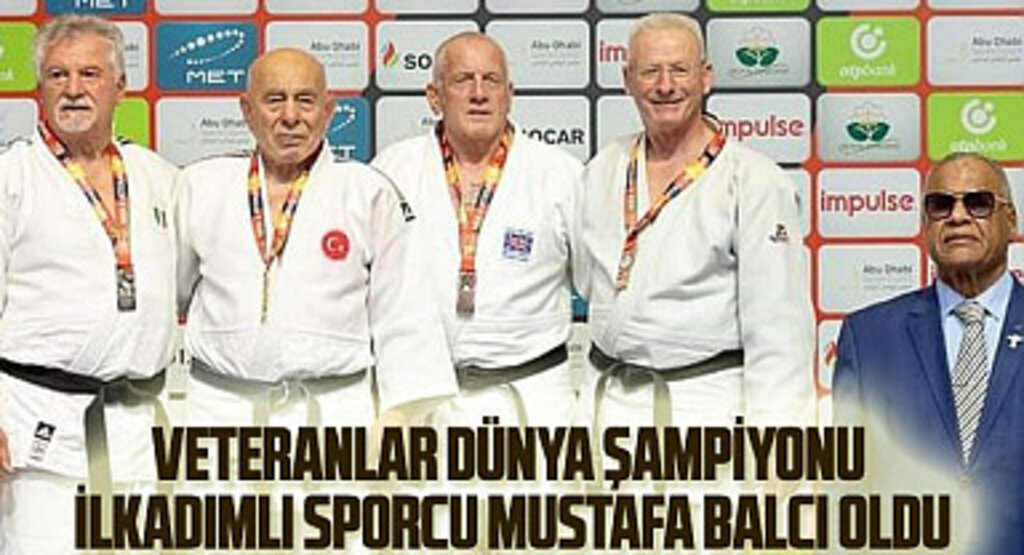 Veteranlar Dünya Şampiyonu İlkadımlı Sporcu Mustafa Balcı oldu
