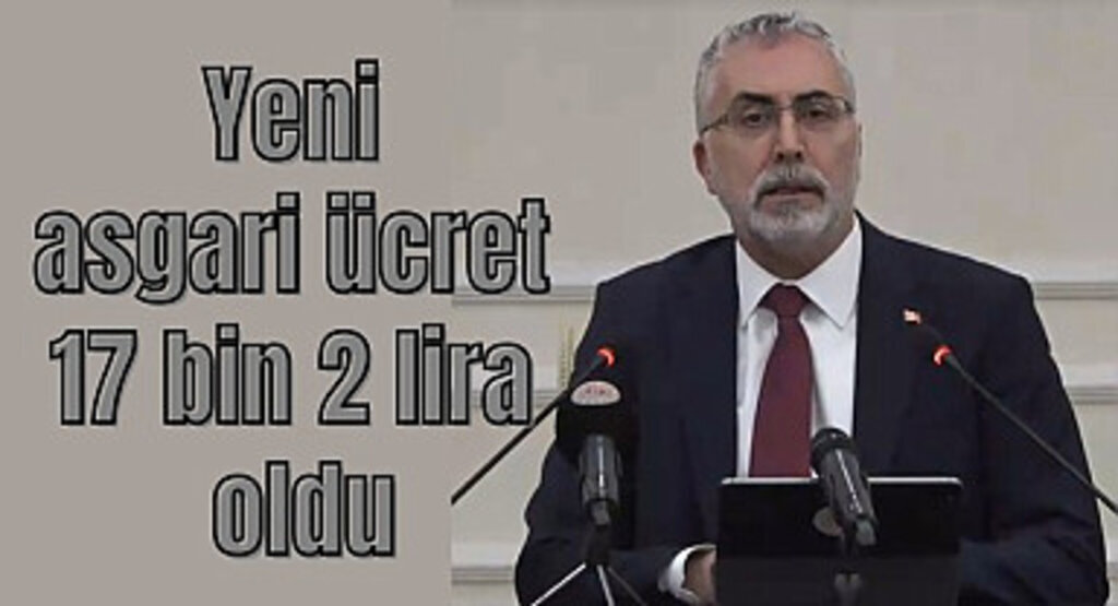 2024 yılında geçerli olacak asgari ücreti açıkladı