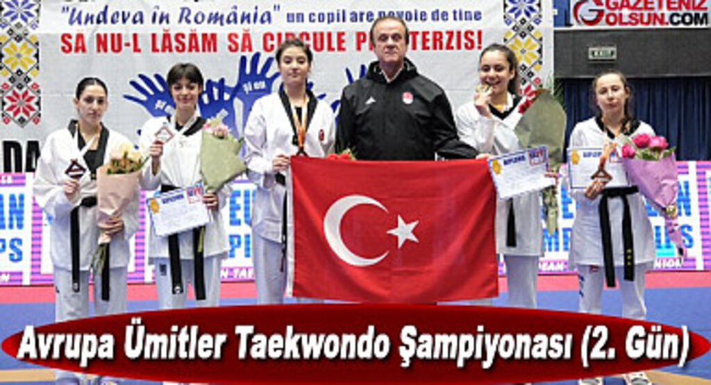 Avrupa Ümitler Taekwondo Şampiyonası ikinci gününde Türkiye 5 madalya kazandı