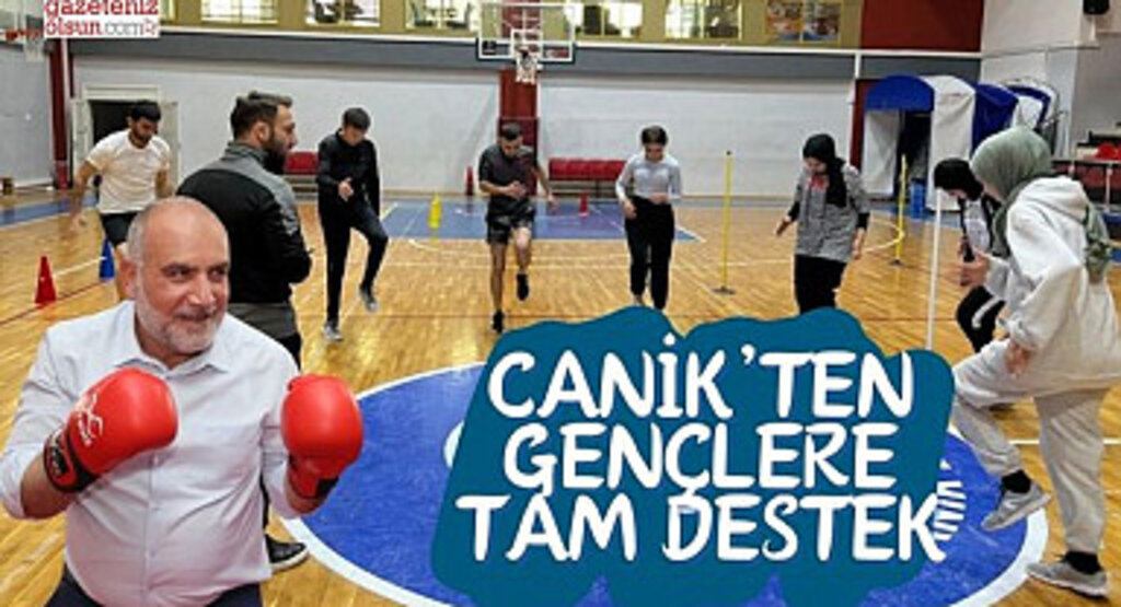 Canik’ten Gençlere Tam Destek 