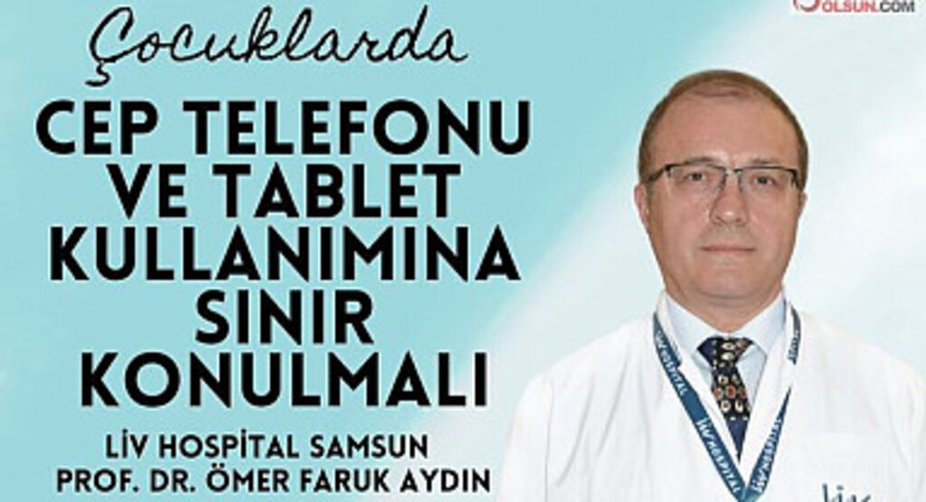 Çocuklarda cep telefonu ve tablet kullanımına sınır konulmalı