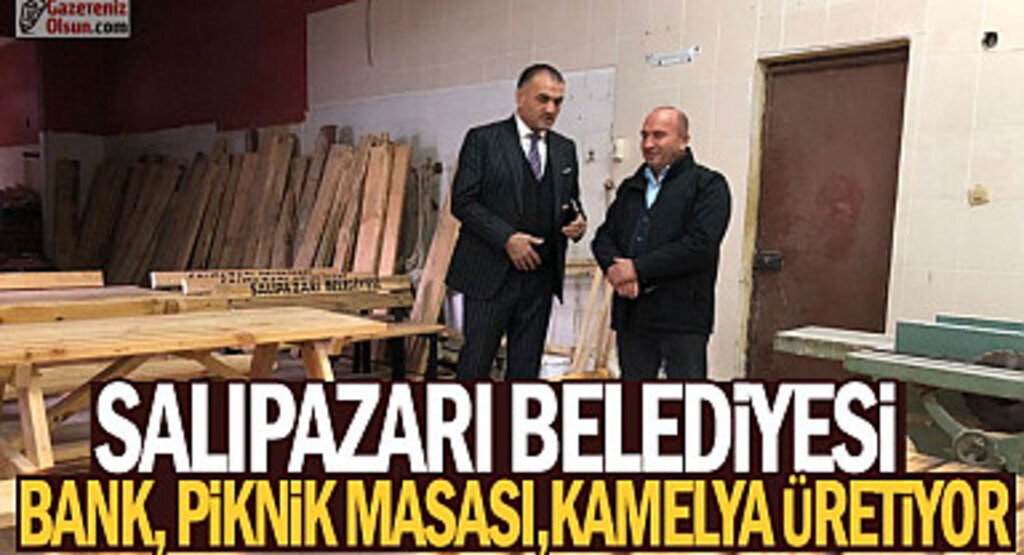 Salıpazarı Belediyesi'nde Üretim Devam Ediyor