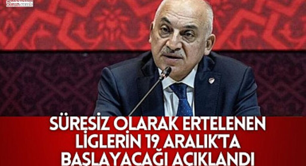 Süresiz Olarak Ertelenen Ligler 19 Aralık'ta Başlıyor