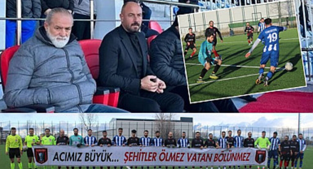 Tekkeköy’de maç öncesi şehitler anıldı